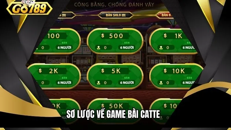 Sơ lược về game bài Catte