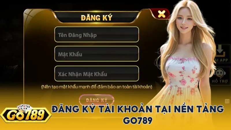 Hướng dẫn đăng ký Go789 cho bạn mới chơi